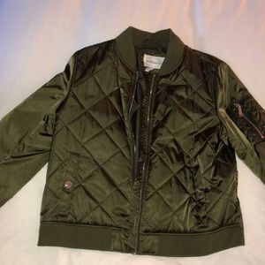 Green Army Jacket-Bomber